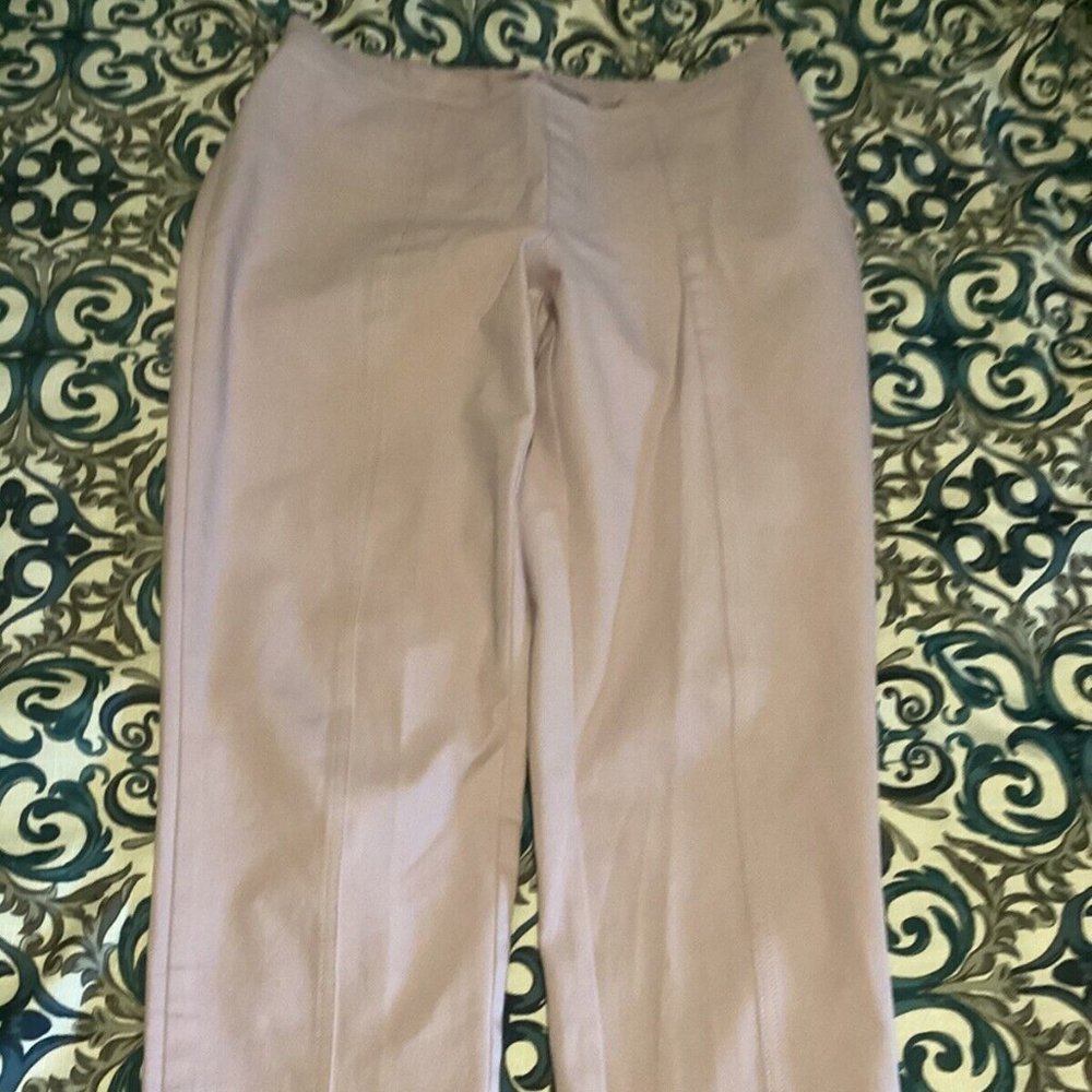 Isaac Mizrahi Live Light Purple Elastic Pants Size 12